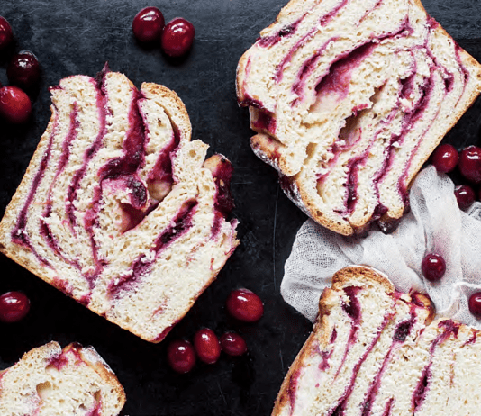 Cranberry Pull Apart Brioche