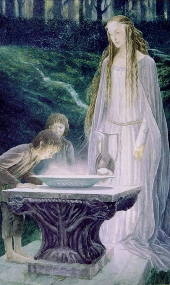  Galadriel by Alan Lee -- whom we'll feature in our upcoming Tolkien-themed spring issue of Faerie Magazine!