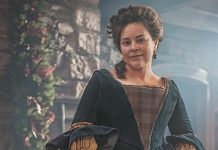 Courtesy of Starz - Diana Gabaldon as Iona MacTavish Outlander Faerie Magazine