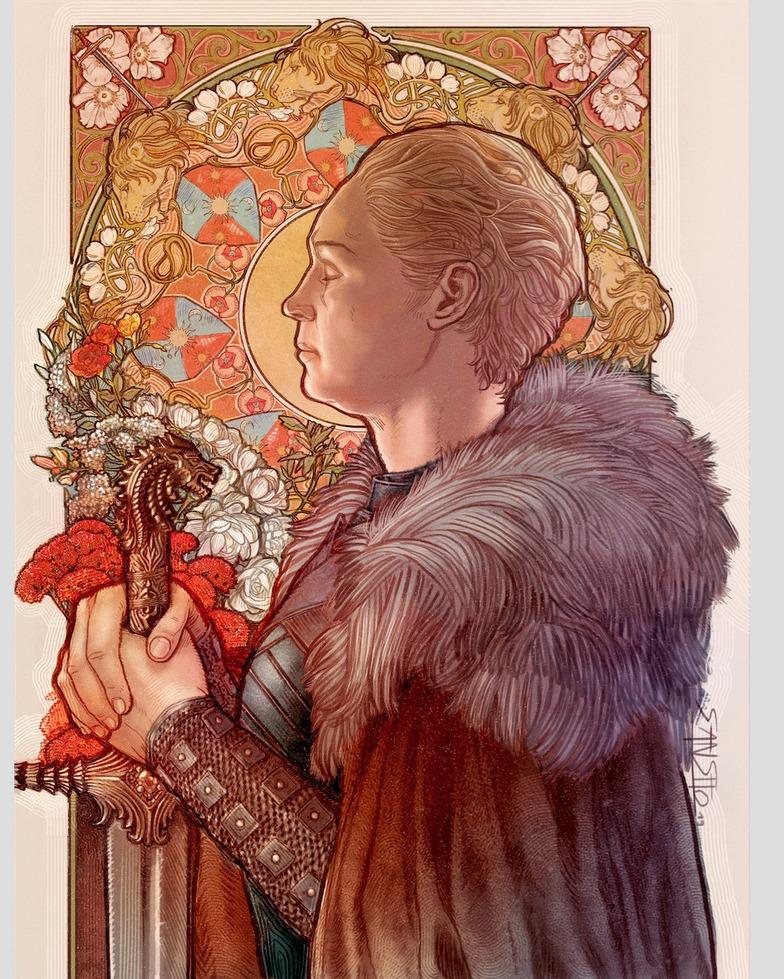 Game Of Thrones by Mona Fuchs Art Nouveau Faerie Magazine Enchanted Living Magazine