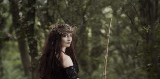 Photography by Ange Harper Model- The Druidess Of Midian, Alice Hoffman, Enchanted Living Magazine