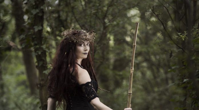 Photography by Ange Harper Model- The Druidess Of Midian, Alice Hoffman, Enchanted Living Magazine