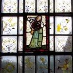 Red House stained glass window. Wikimedia Commons