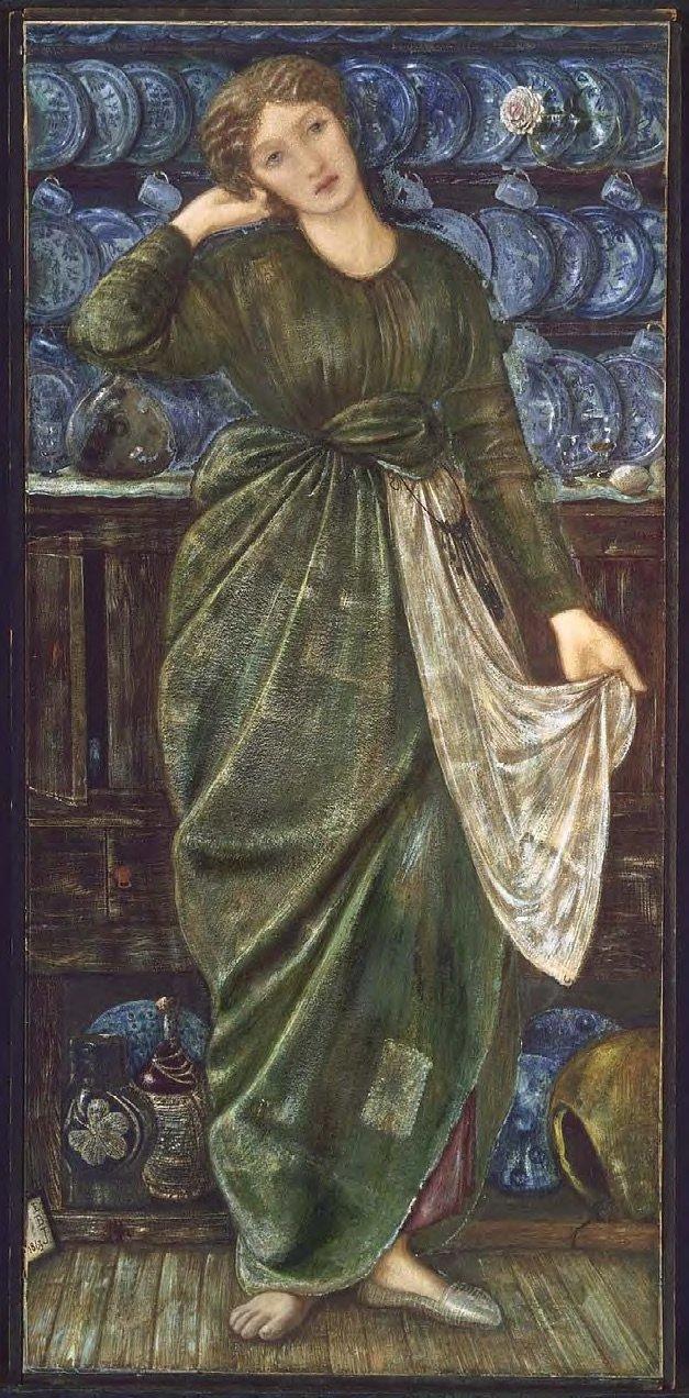 Cinderella, 1863, Sir Edward Coley Burne-Jones, Museum of Fine Arts Boston.
