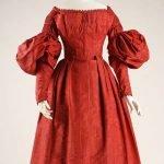 Dress, circa 1837, American. Silk. The Metropolitan Museum of Art, New York, Rogers Fund.