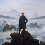 Wanderer Above the Sea of Fog, 1817, by Caspar David Friedrich