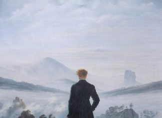 Wanderer Above the Sea of Fog, 1817, by Caspar David Friedrich