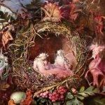 Fairies in a Bird’s Nest by John Anster Fitzgerald. Wikimedia Commons