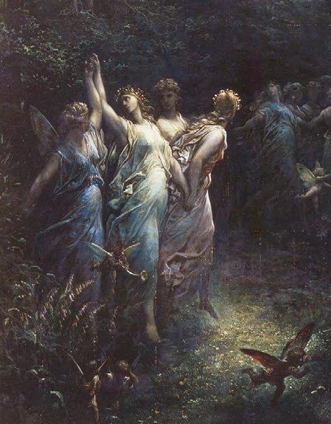 A Midsummer Night’s Dream by Gustave Doré. Wikimedia Commons