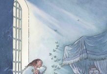 Illustration by Charles Vess for Honeycomb. Chapter 66, The Dancing-Shoes