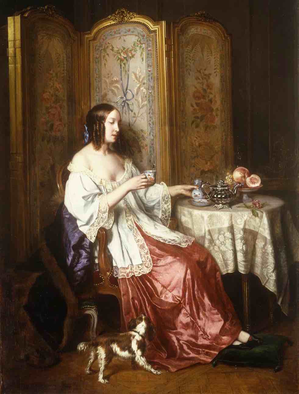 A Cup of Chocolate (1844), by Charles Beranger © Christie's Images / Bridgeman Images