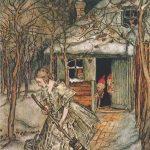 From Grimm’s fairy tale, The Three Little Men in the Wood, illustrated by Arthur Rackham