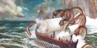 Odysseus and Scylla by Annie Stegg