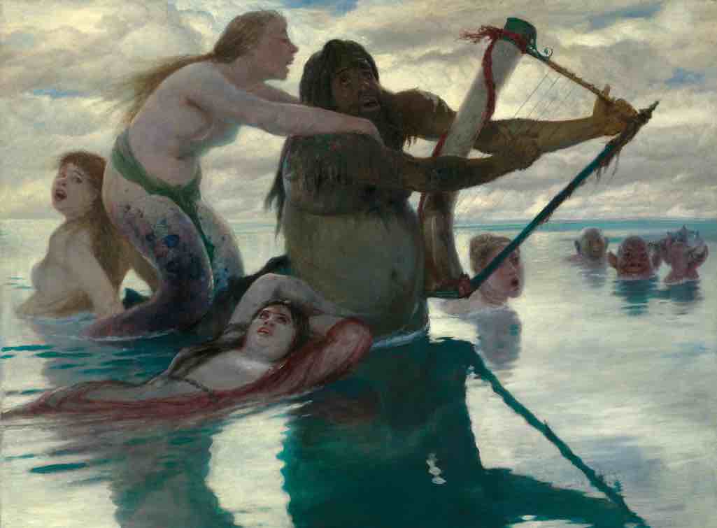 In the Sea (1883), by Arnold Böcklin