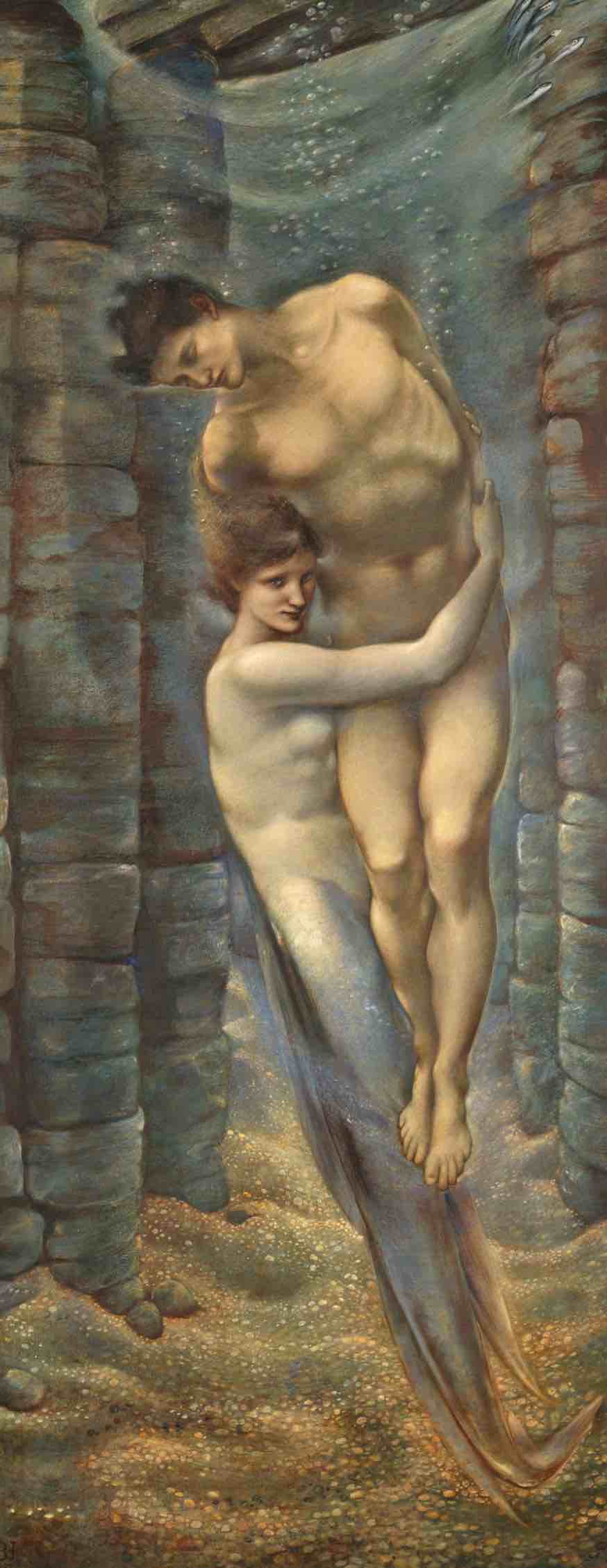 The Depths of the Sea (1886), by Edward Burne-Jones