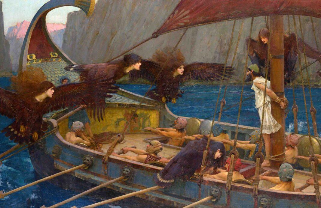 Ulysses and the Sirens (1891), by John William Waterhouse