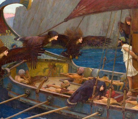 Ulysses and the Sirens (1891), by John William Waterhouse