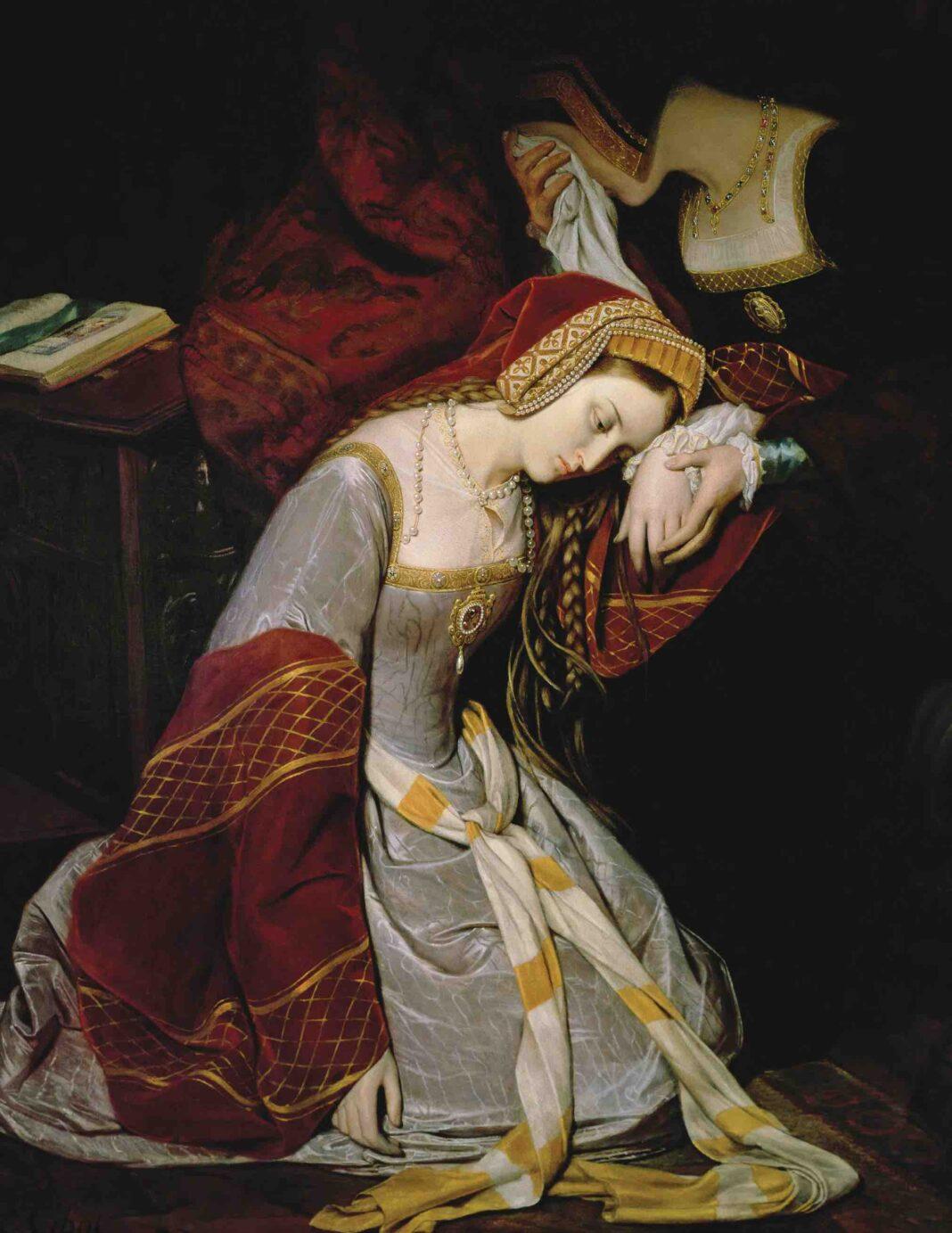 Anne Boleyn in the Tower of London (1835), by Édouard Cibot