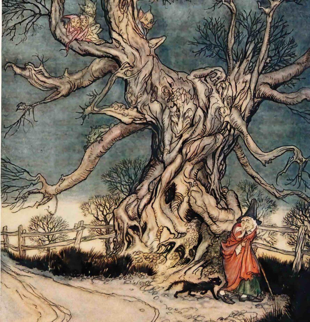 Major Andre’s Tree, from The Legend of Sleepy Hollow (1928), by Arthur Rackham