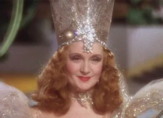 The Wizard of Oz 1939 MGM film with Billie Burke as Glinda the Good Witch of the North. Pictorial Press Ltd/Alamy Stock Photo