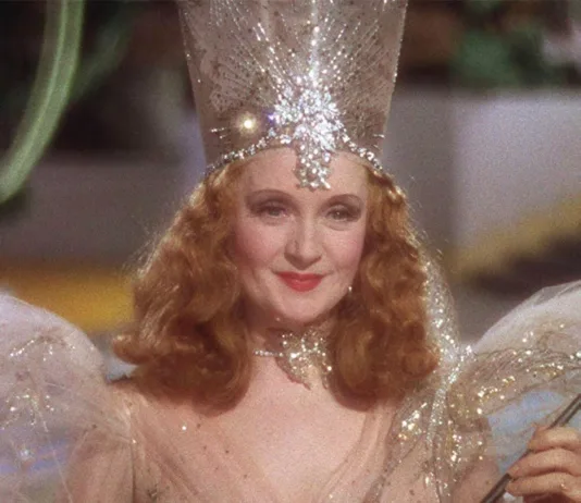 The Wizard of Oz 1939 MGM film with Billie Burke as Glinda the Good Witch of the North. Pictorial Press Ltd/Alamy Stock Photo