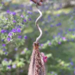 Wisteria Magick Wand Broom by BLUE CYPRESS BOTANICALS