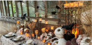 Celebrate autumn with an enchanting tablescape that evokes your inner witch. Explore the fusion of harvest abundance and introspective magic. Dive into a subdued color palette, ravens, crystal balls, and vintage heirlooms. Embrace the duality of life with contrasting elements. Whether classic or Gothic, this tablescape sparks conversation and invites the mysterious inner witch to awaken this fall.