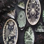 Jamie Spinello's nature-inspired jewelry, sculpture, ceramics, and paintings