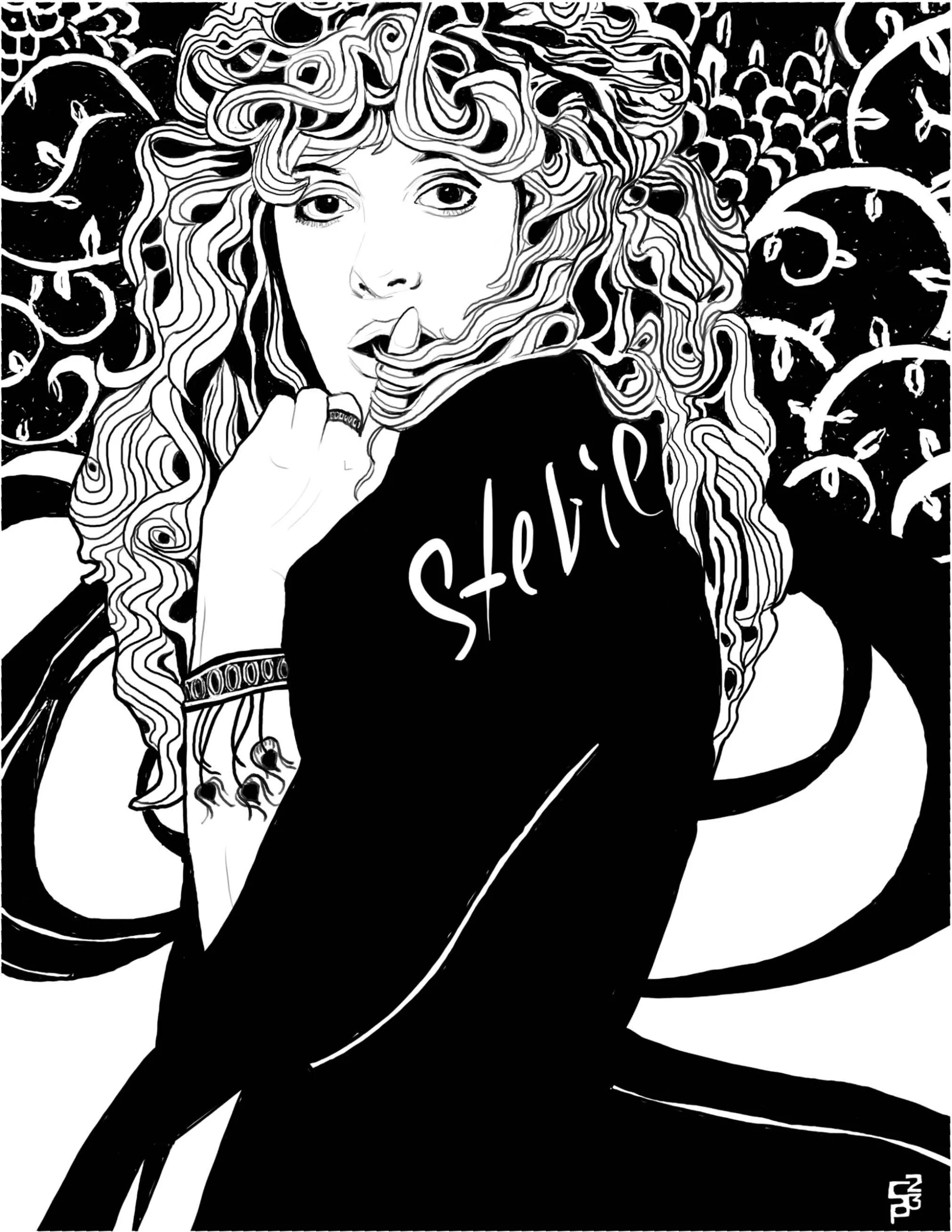 Illustration by Steve Parke | Stevie Nicks Fleetwood Mac