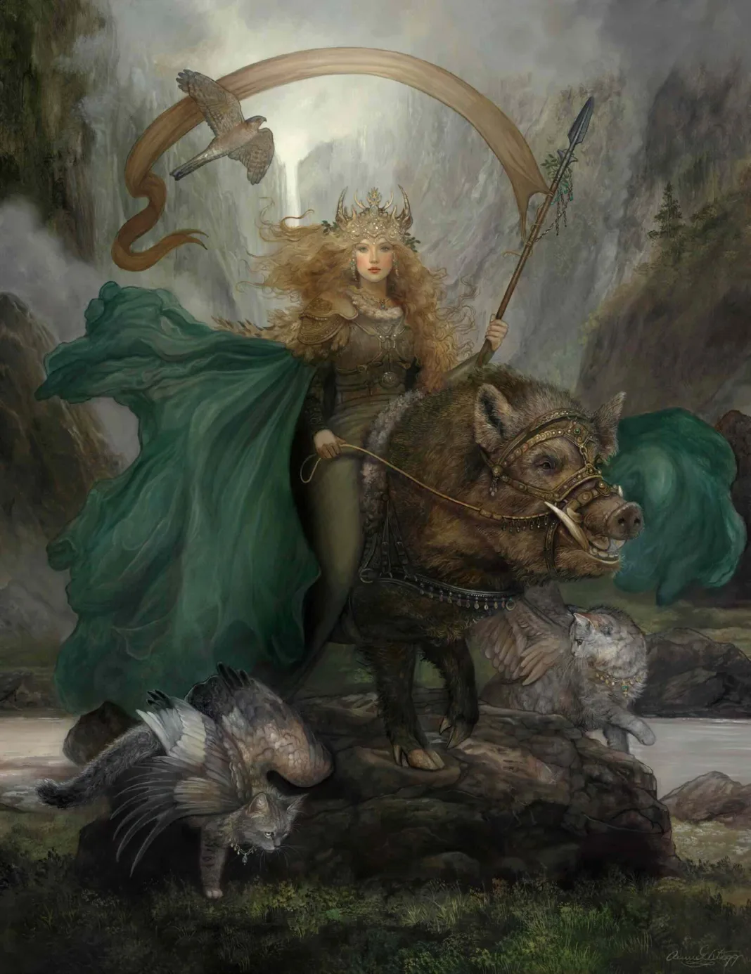 Lady of the Vanir by Annie Stegg gallerygerard.com