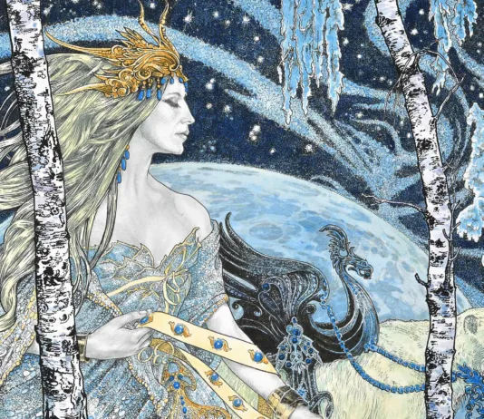 Snow Moon by Ed Org @ed_org_art
