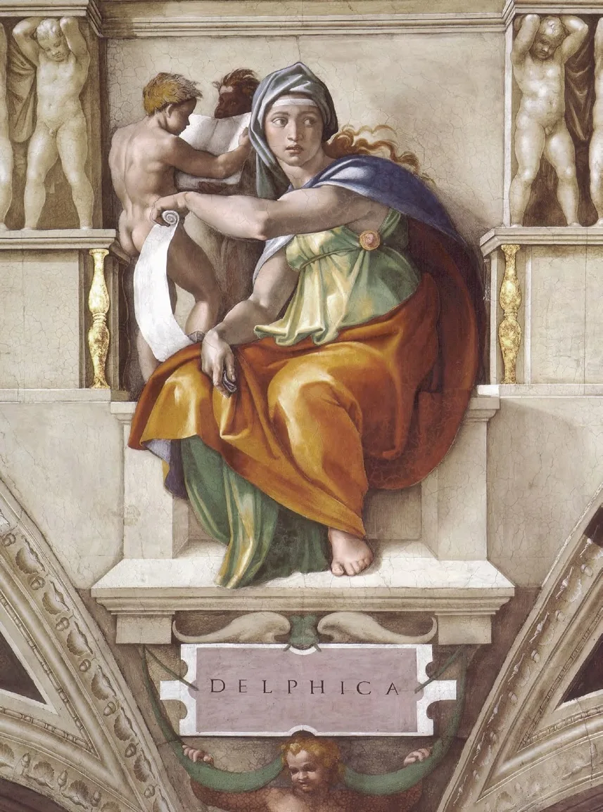 The Delphic Sibyl (1509), by Michelangelo