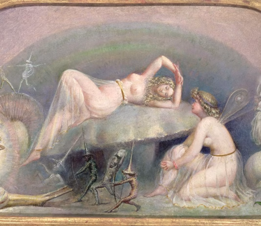 Fairy Resting on a Mushroom (1860), by Thomas Heatherley