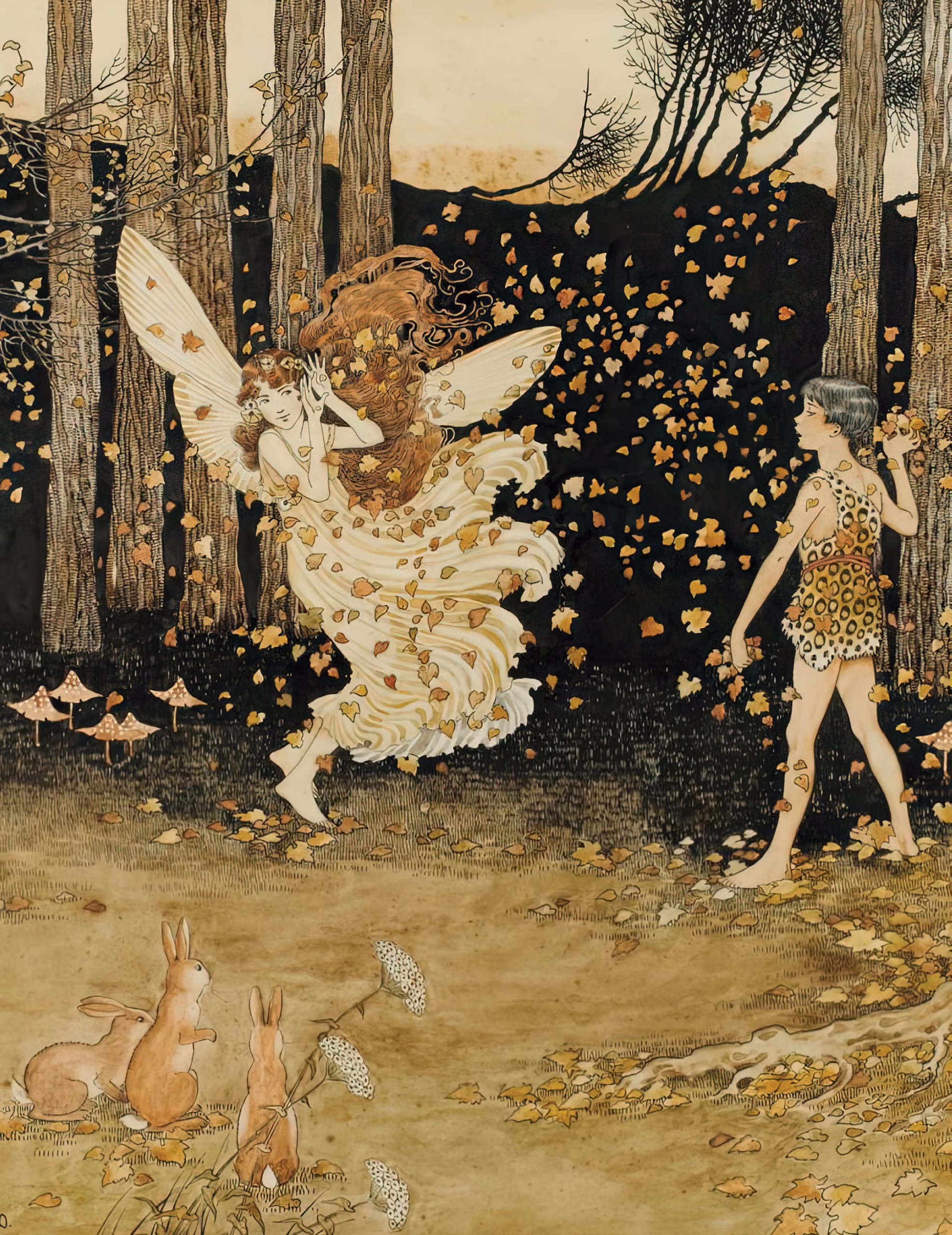 An Autumn Revel (1921), by Ida Rentoul Outhwaite