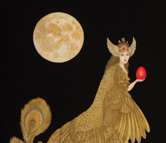 Phoenix Moon (Guardian of the Portal) which you can read more about at carterhaughschool.com. by Tino Rodriguez