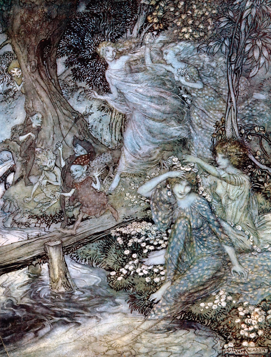 Art by Arthur Rackham (c. 1921). Courtesy of Wikimedia Commons